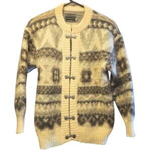 Helga Marin iceland wool knit cardigan size xs